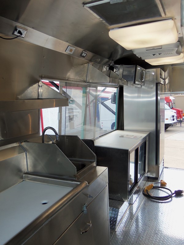 Armandos Foods Truck Interior