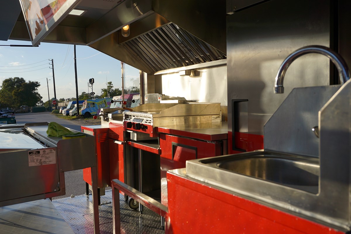 Baby's Burgers Foods Truck Interior