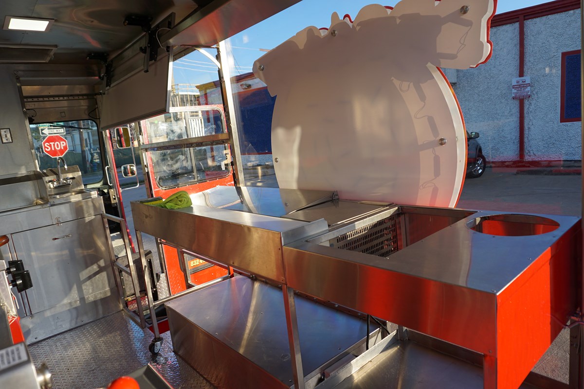 Broasty Foods Truck Interior