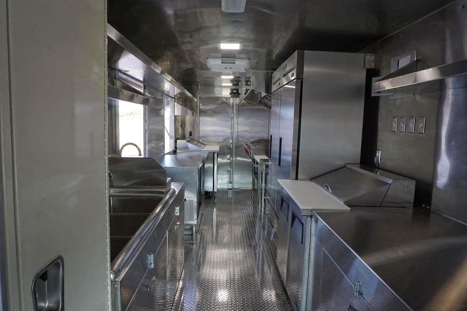 Little Poblano Food Truck Interior