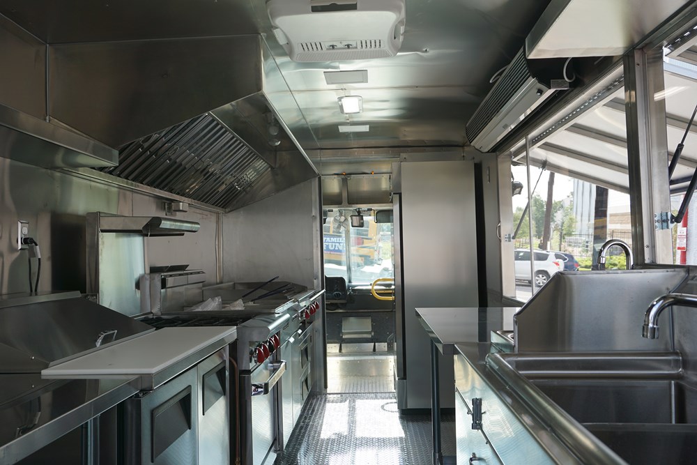 The Brazo Foods Truck Interior