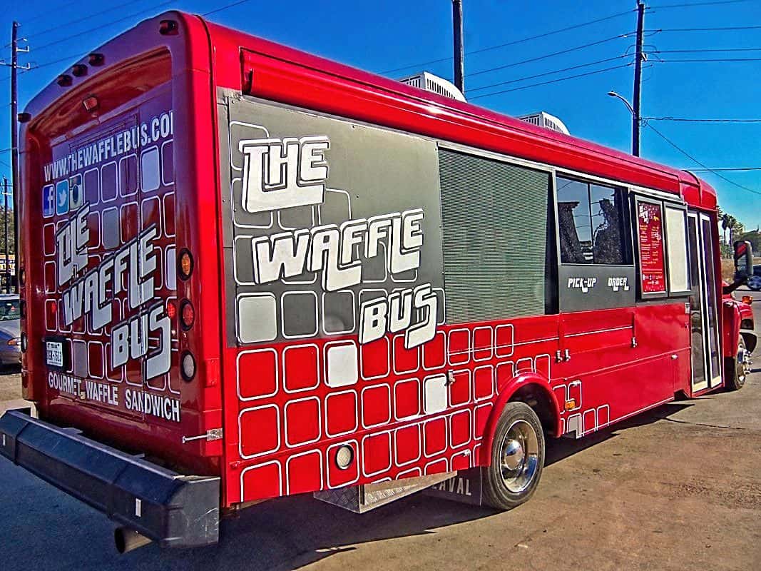 the waffle bus